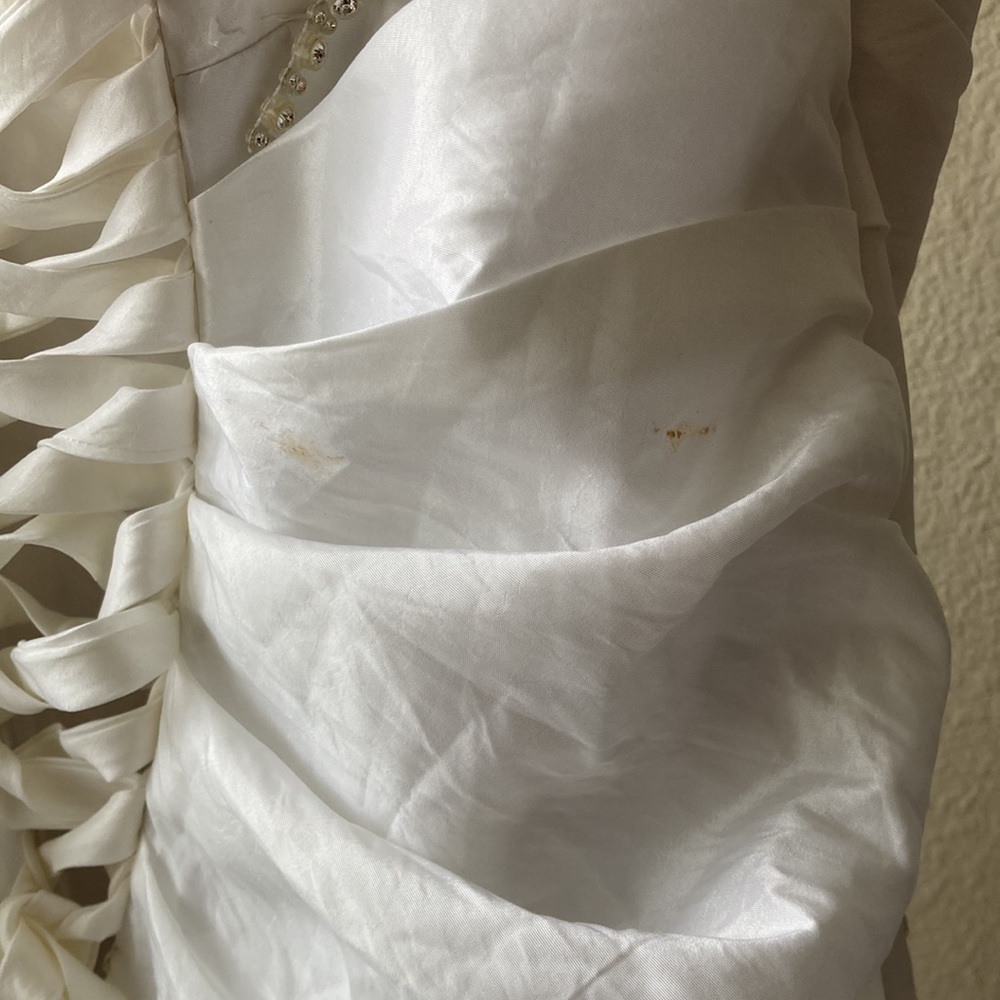 Strapless Rhinestone Wedding Dress - Picture 10 of 10